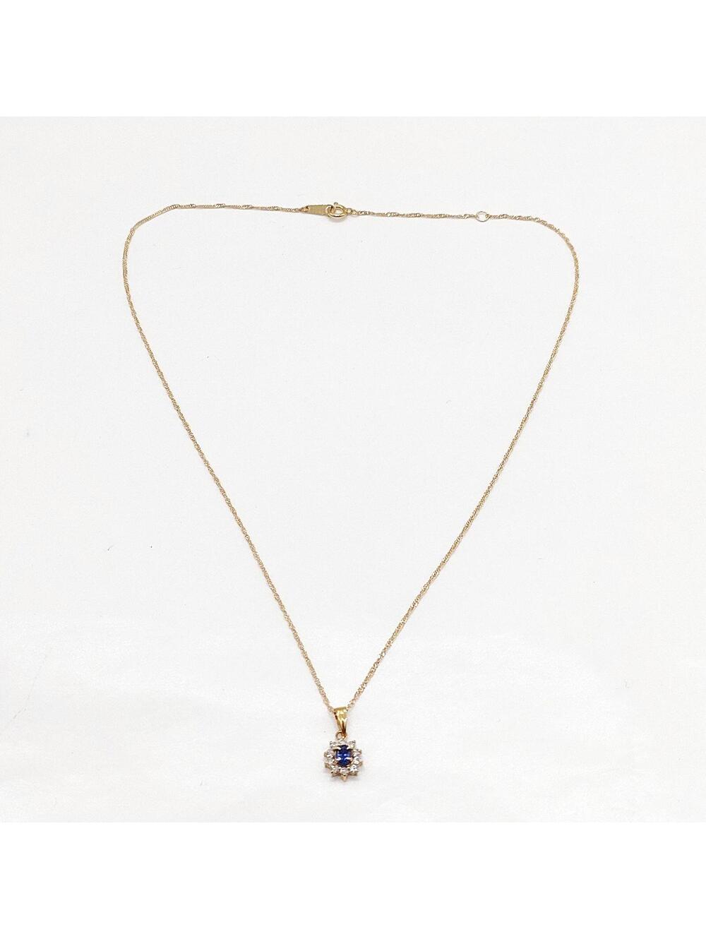 Jewelry Necklace Sapphire Gold Yellow Gold Blue 4492207
